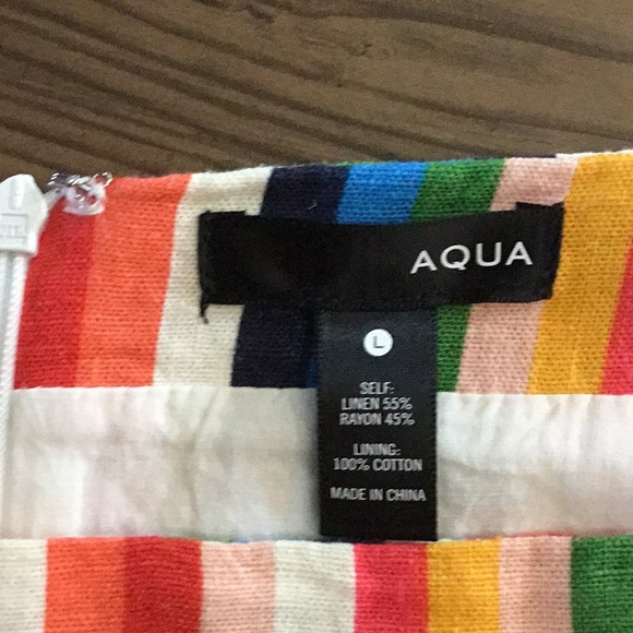 NWT Aqua striped skirt🎉HOST PICK🎉🎉 - Picture 3 of 3